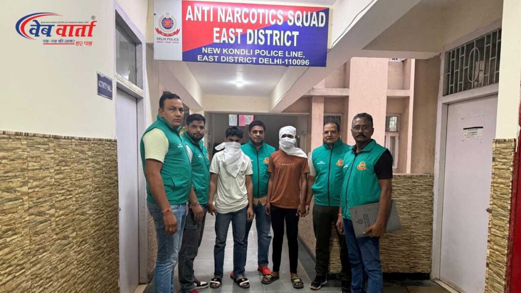 दिल्ली पुलिस द्वारा अंतर्राज्यीय ड्रग सिंडिकेट के खिलाफ कार्रवाई में बरामद स्मैक और गिरफ्तार आरोपी