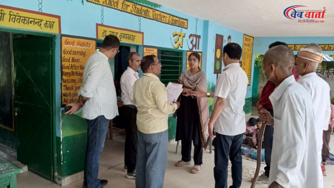 हरदोई में मुख्य विकास अधिकारी सान्या छाबड़ा द्वारा थमरावा हाईटेक नर्सरी का निरीक्षण