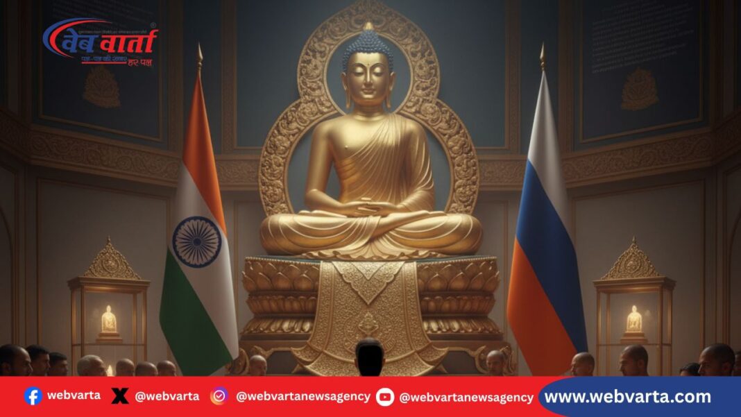 रूस काल्मिकिया में बुद्ध अवशेष प्रदर्शन, उपमुख्यमंत्री केशव मौर्य