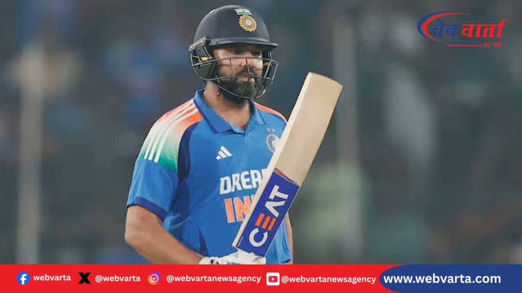 रोहित शर्मा बच्चे से मुलाकात करते हुए, 2027 वर्ल्ड कप पर बयान