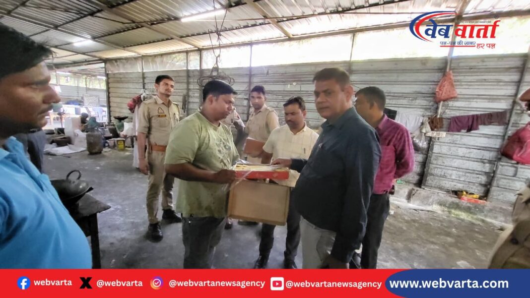 balrampur-diwali-adulterated-sweets-destroyed-2025 बलरामपुर दूषित मिठाई नष्ट दीपावली 2025