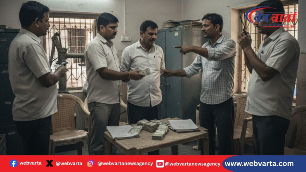 देवरिया वीडीओ जयनारायण सिंह रिश्वत लेते गिरफ्तारी एंटी करप्शन टीम
