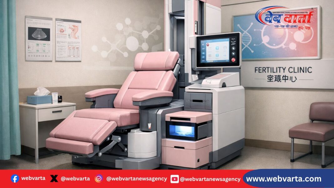 चीन में हैंड्स-फ्री शुक्राणु दान मशीन, नानजिंग अस्पताल में उपयोग