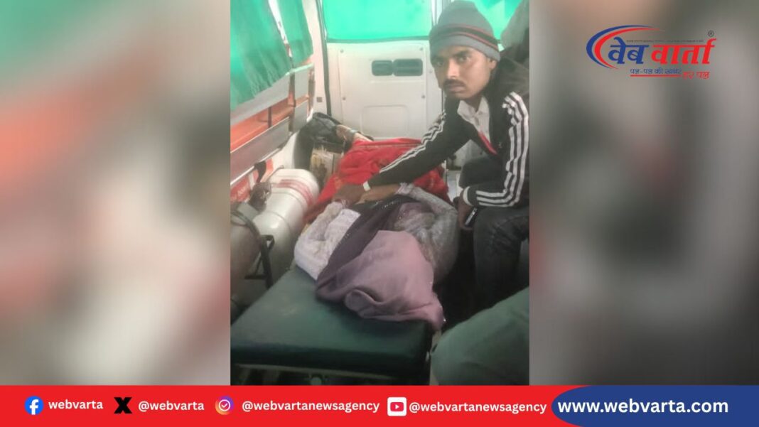 हरपालपुर में ऑटो दुर्घटना में घायल पति-पत्नी