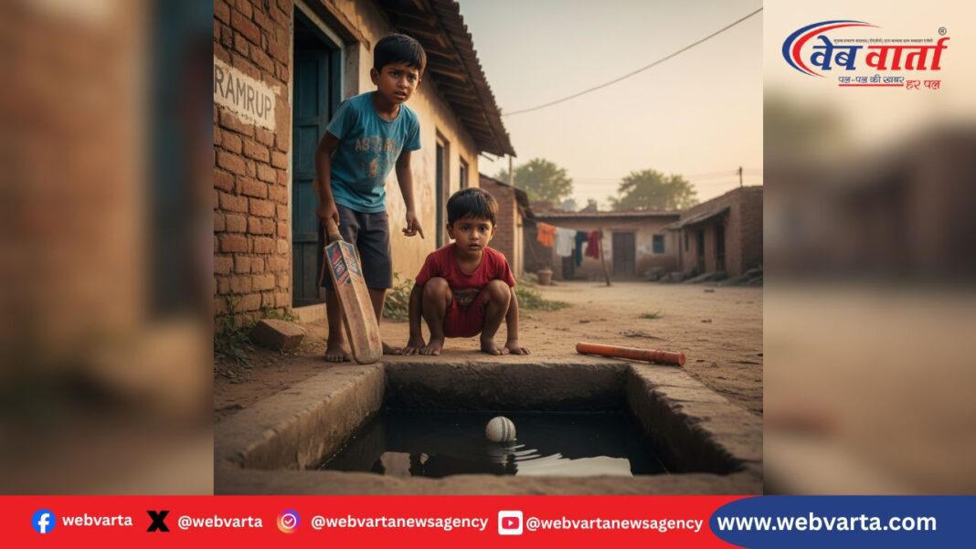 कुशीनगर नाबदान गड्ढा हादसा दो बच्चों की मौत दुखद