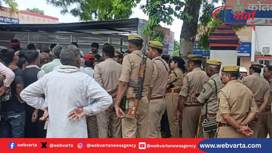 मथुरा गोविंद नगर चांदी कारोबारी हत्या पुलिस फॉरेंसिक जांच