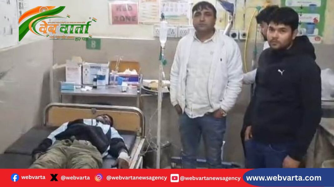 सोनीपत में पुलिस मुठभेड़ के दौरान घायल इनामी बदमाश