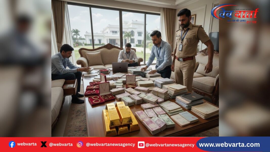 तेलंगाना में ACB की छापेमारी में अतिरिक्त कलेक्टर के पास से बरामद सोना और नकदी