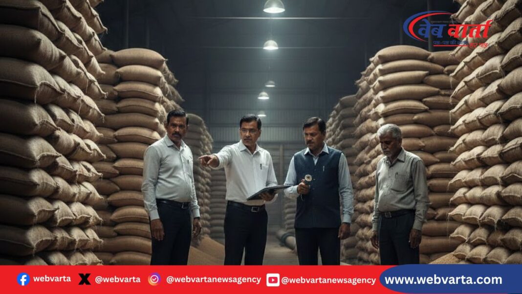 बलरामपुर के राज्य भंडारगृह खुटेहना में जांच के बाद डिपो प्रभारी को निलंबित किया गया। जीरो टॉलरेंस नीति