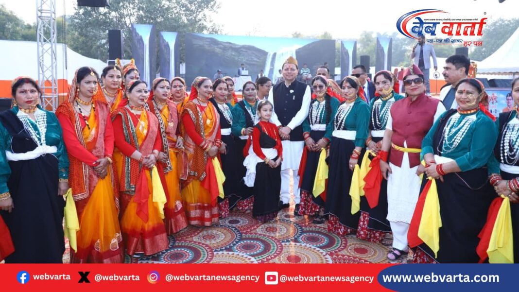 दिल्ली के रोहिणी में आयोजित उत्तराखण्ड महोत्सव में मुख्यमंत्री पुष्कर सिंह धामी