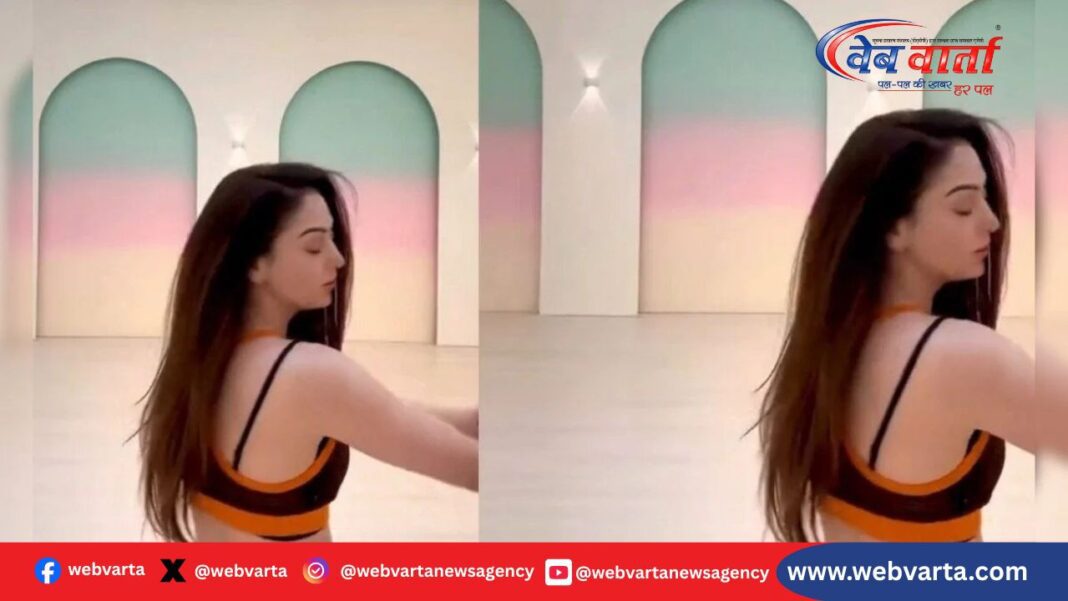 दर्शन रावल के गाने पर डांस करती एक्ट्रेस संदीपा धर