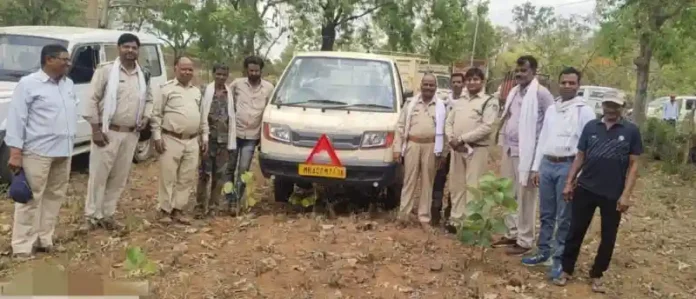 Smuggler fled leaving the vehicle