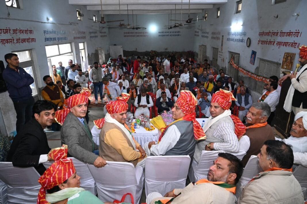 BJP government is working for the upliftment and welfare of scheduled castes and backward castes Gangwa