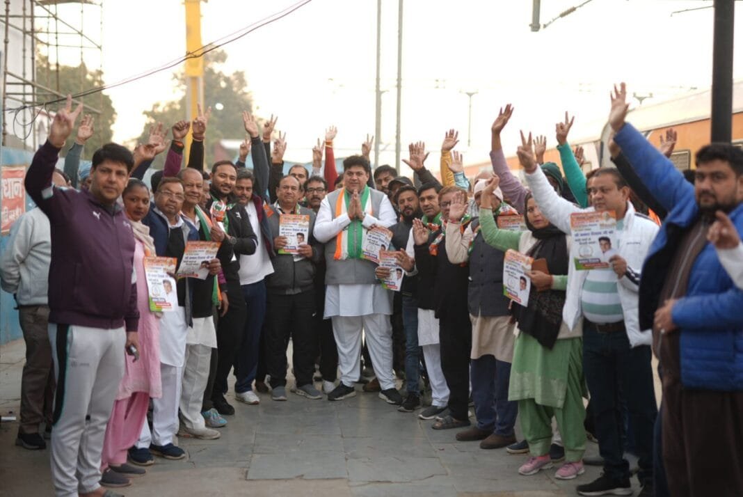 Congress candidate Kamal Diwan raised the issue of corruption