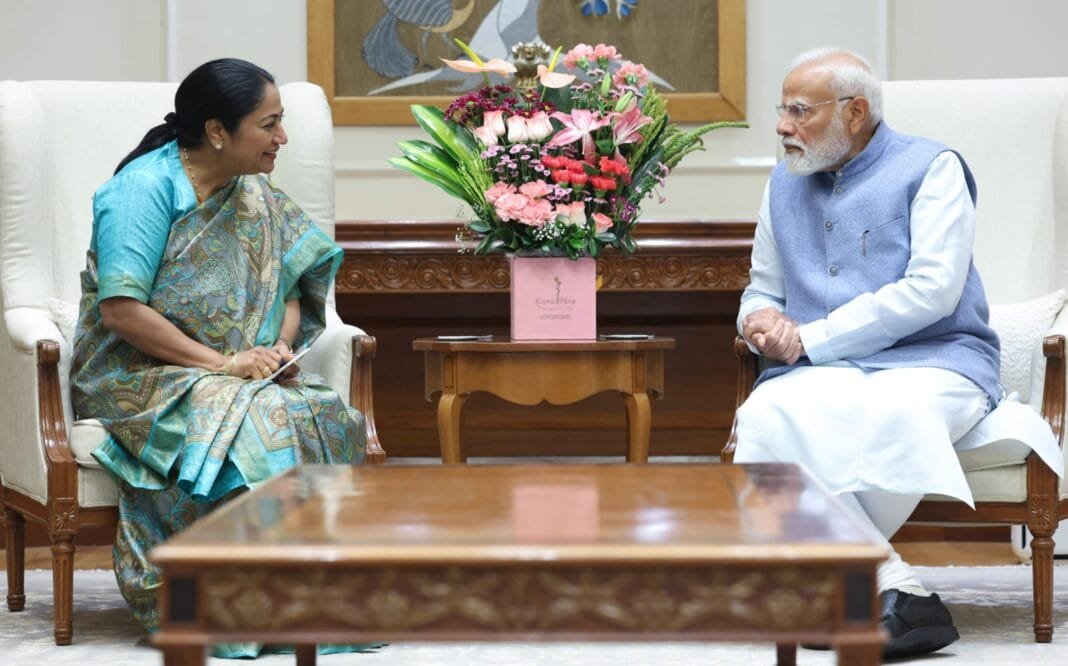 Delhi Chief Minister Rekha Gupta met Prime Minister Modi