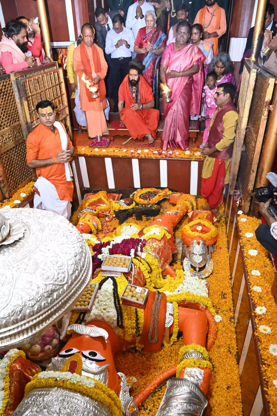 President Murmu Hanuman Temple Prayag