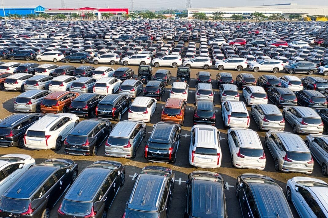 Cars in Parking Lot