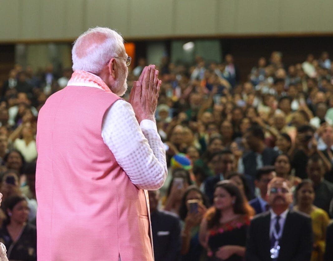 PM attends the Community Event at Port Louis, in Mauritius on March 11, 2025.