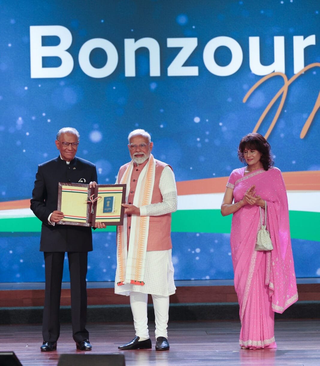 PM attends the Community Event at Port Louis, in Mauritius on March 11, 2025.