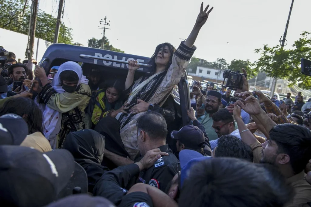 mahrang baloch Protest