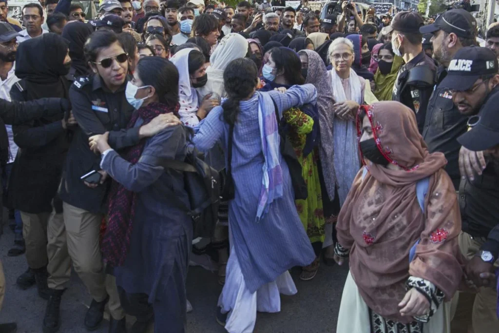 mahrang baloch Protest1