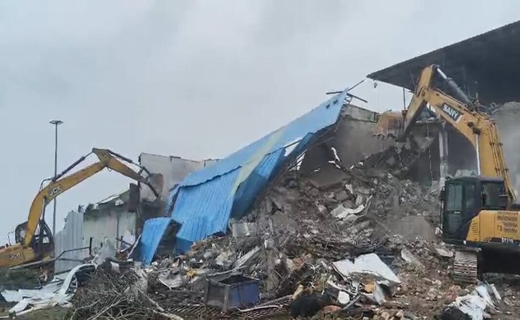 भोपाल : मछली परिवार का 50 करोड़ का अवैध निर्माण तोड़ा