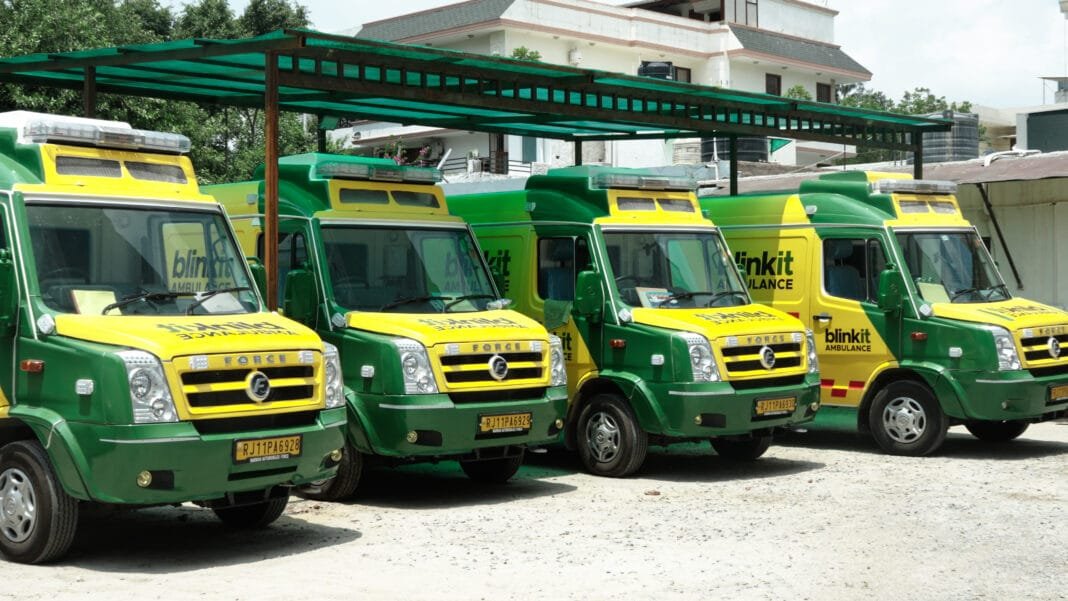 ब्लिंकिट की 10 मिनट एम्बुलेंस सेवा में अब इन-हाउस पैरामेडिक प्रशिक्षण