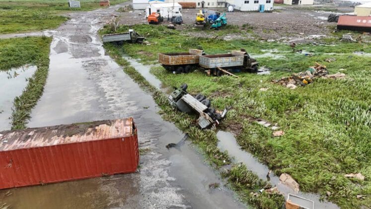 Flooding in the town of Severo Kurilsk located on Russias Kuril islands4