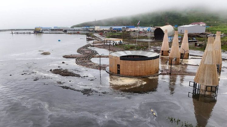 Flooding in the town of Severo Kurilsk located on Russias Kuril islands6