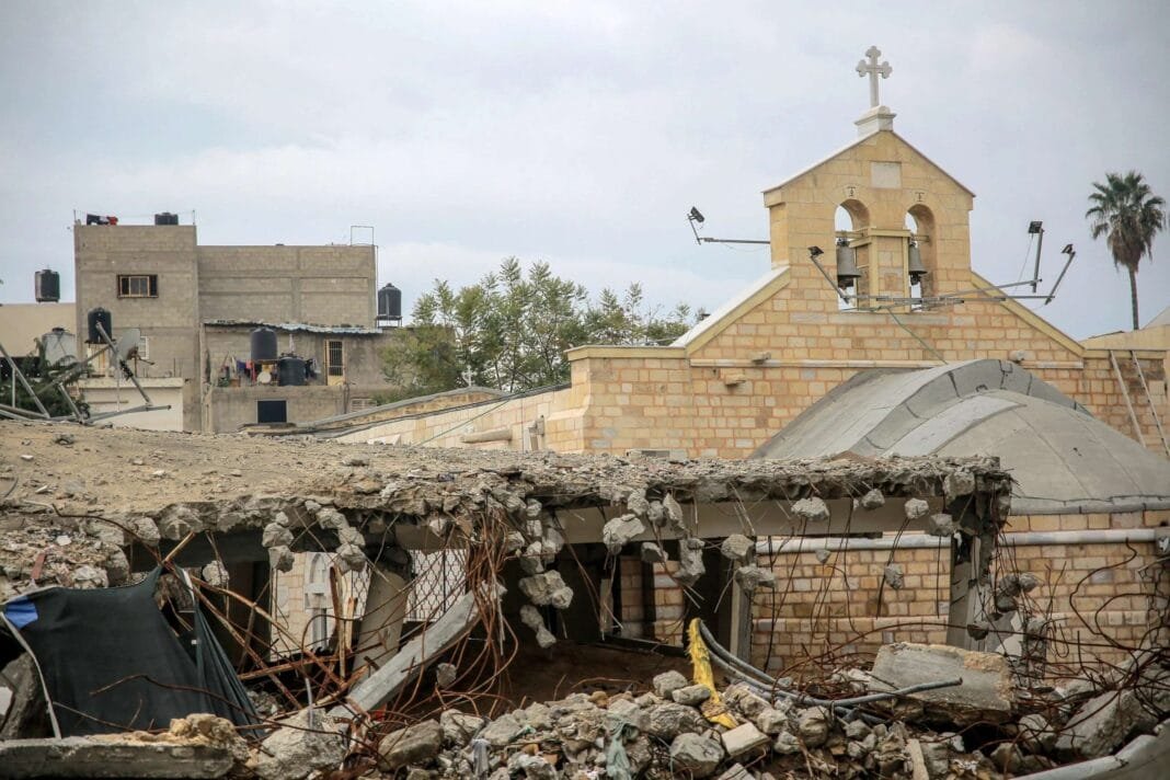 Gazza church Damaged