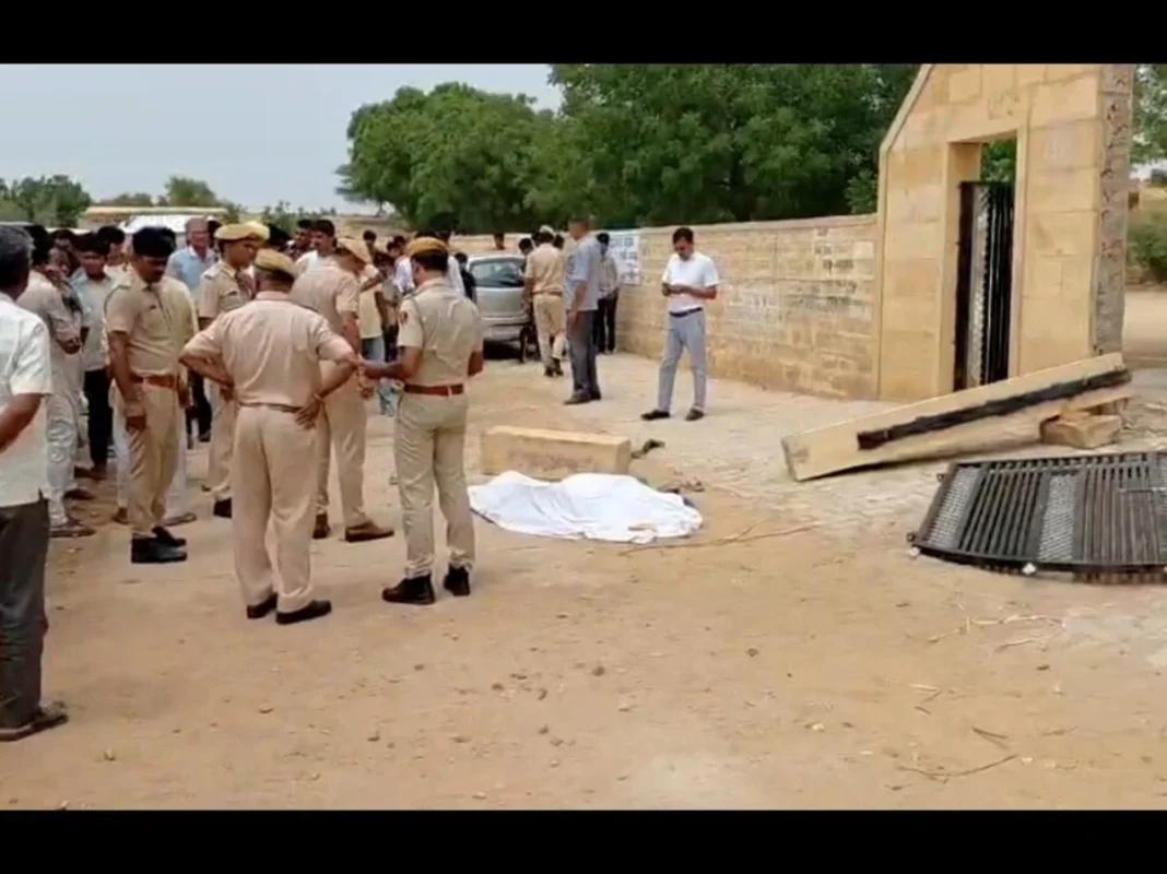 जैसलमेर स्कूल हादसे में खंभा गिरने से छात्र की मौत