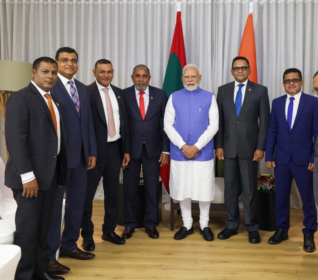 मालदीव के उपराष्ट्रपति और पूर्व राष्ट्रपति से मिले मोदी, दोनों देशों के संबंधों पर हुई बात