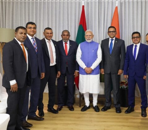 मालदीव के उपराष्ट्रपति और पूर्व राष्ट्रपति से मिले मोदी, दोनों देशों के संबंधों पर हुई बात