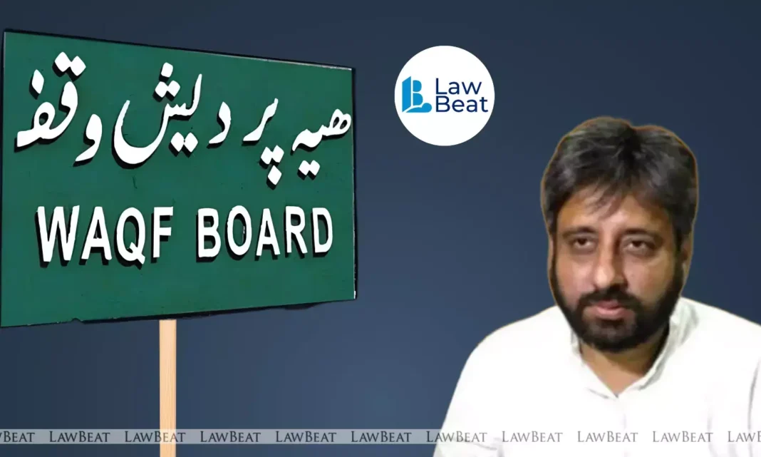 दिल्ली वक्फ बोर्ड घोटाले में आरोपी विधायक अमानतुल्लाह खान की तस्वीर