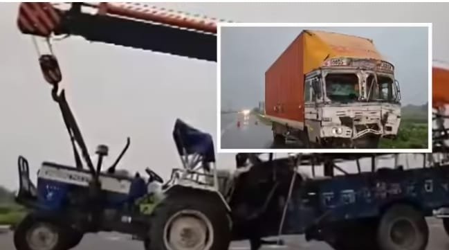 बुलंदशहर सड़क हादसा, ट्रैक्टर टैंकर टक्कर में 8 की मौत और कई घायल