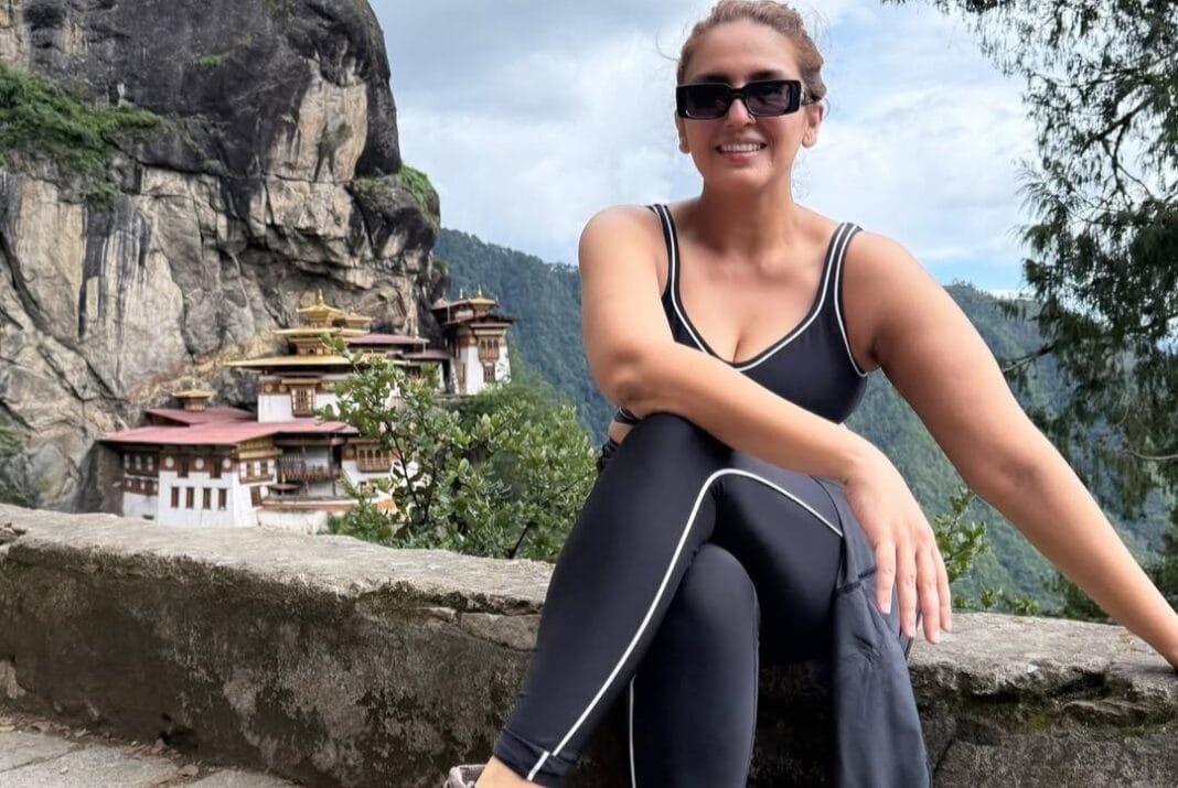 हुमा कुरैशी ने भूटान के पारो टकसांग (टाइगर नेस्ट) ट्रेक की तस्वीरें साझा कीं, बताया यह यात्रा आत्मा से जुड़ने का अवसर थी।