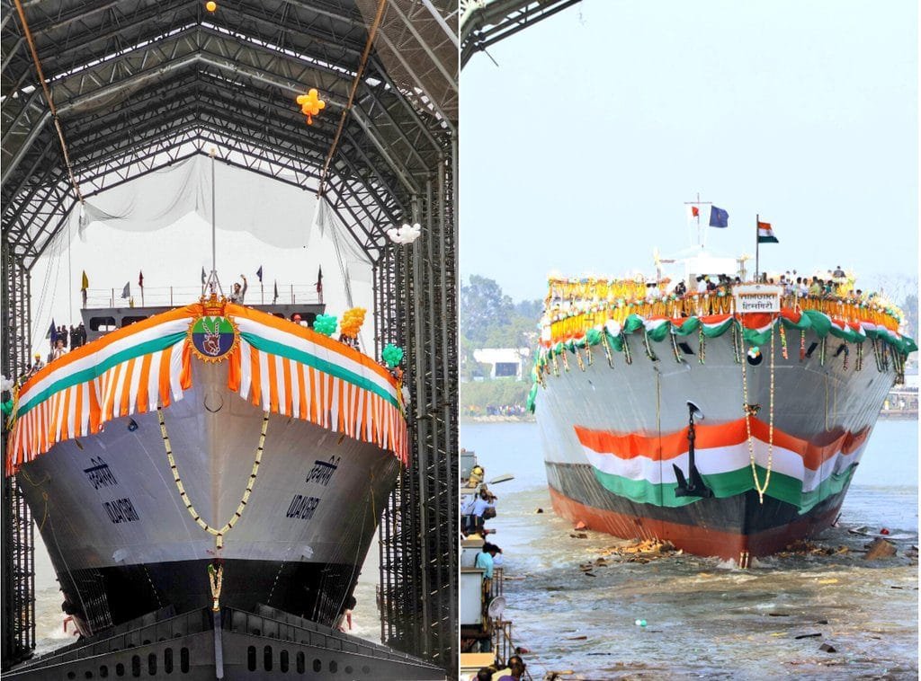 भारतीय नौसेना का युद्धपोत उदयगिरि और हिमगिरि, विशाखापत्तनम जलावतरण, प्रोजेक्ट 17ए फ्रिगेट, भारत नौसेना आधुनिकीकरण