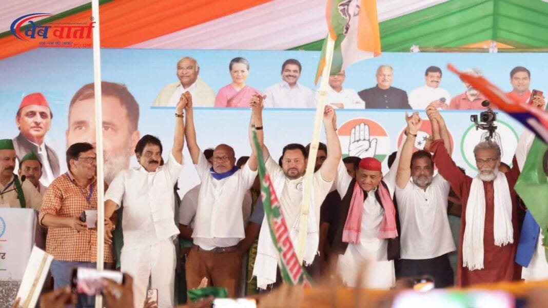 राहुल गांधी की वोटर अधिकार यात्रा छपरा पहुंची, हाथी-घोड़े और बैंड-बाजे के साथ स्वागत