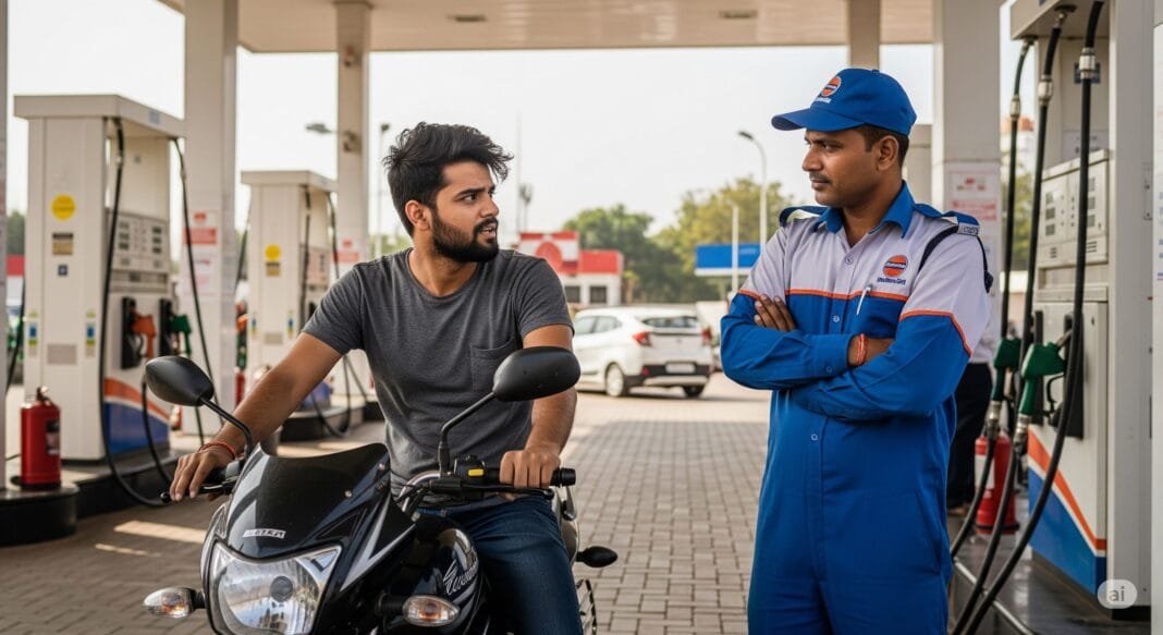 भोपाल में हेलमेट के बिना पेट्रोल नहीं देने का नया नियम लागू