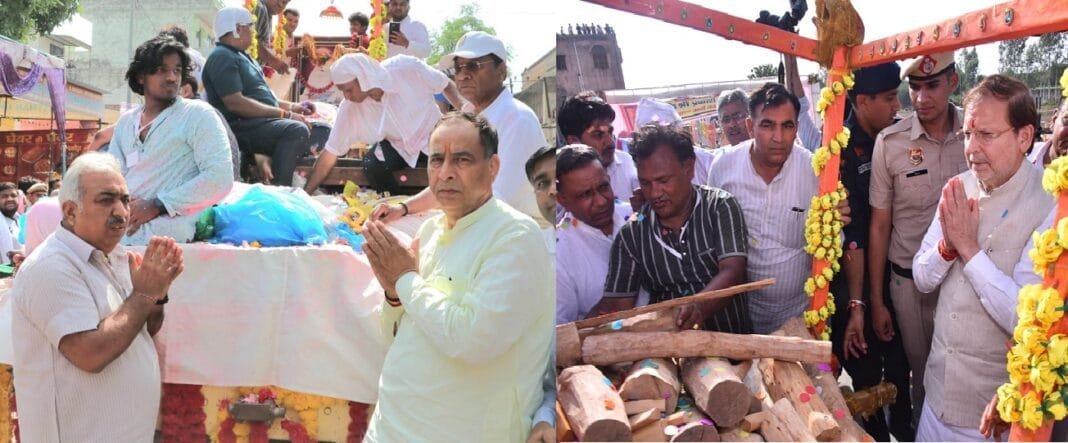 जैन संत सेठ प्रकाश चंद जी महाराज को भाजपा नेताओं द्वारा दी गई श्रद्धांजलि