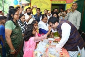 hardoi angawadi centre inauguration minister nitin agrawal11
