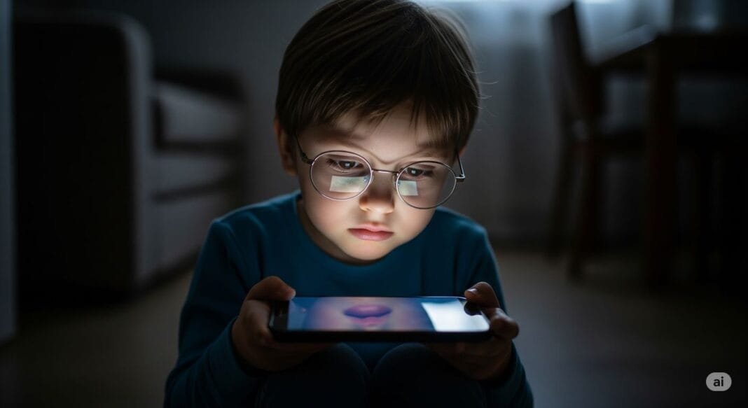 मोबाइल की लत से बच्चों की आंखों पर खतरा
