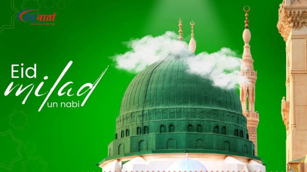 Eid Milad Un Nabi ईद मिलादुन्नबी 2025 के अवसर पर मदीना की मस्जिद-ए-नबवी