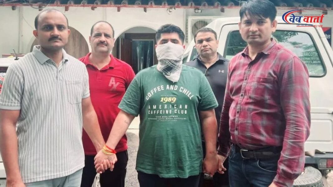 दिल्ली पुलिस द्वारा गाजियाबाद के होटल से नितेश वर्मा को गिरफ्तार किया