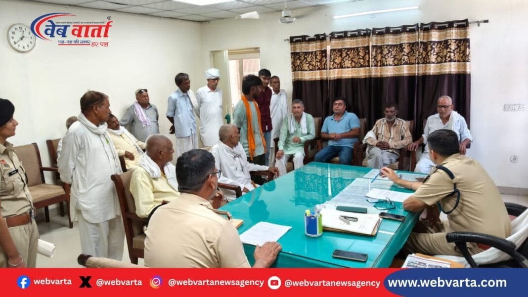 gohana-police-camp-public-grievances गोहाना थाना सदर में पुलिस समाधान शिविर, ACP देवेंद्र सिंह