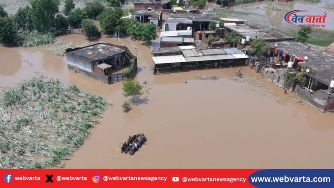 india-flood-rain-havoc-2025 देशभर में बारिश और बाढ़ का कहर