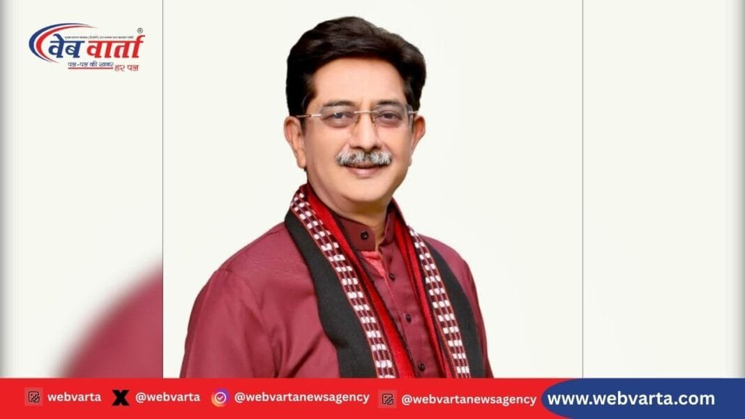 सांसद अनुराग शर्मा किसान उर्वरक फसल बीमा पत्र 2025