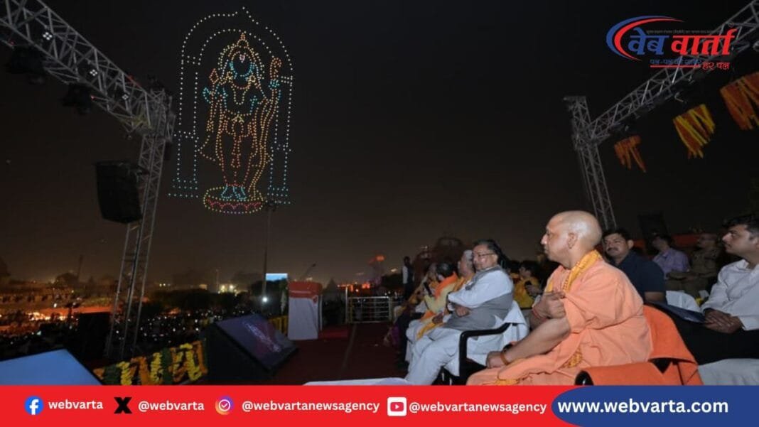दीपोत्सव 2025 अयोध्या ड्रोन शो रामकथा