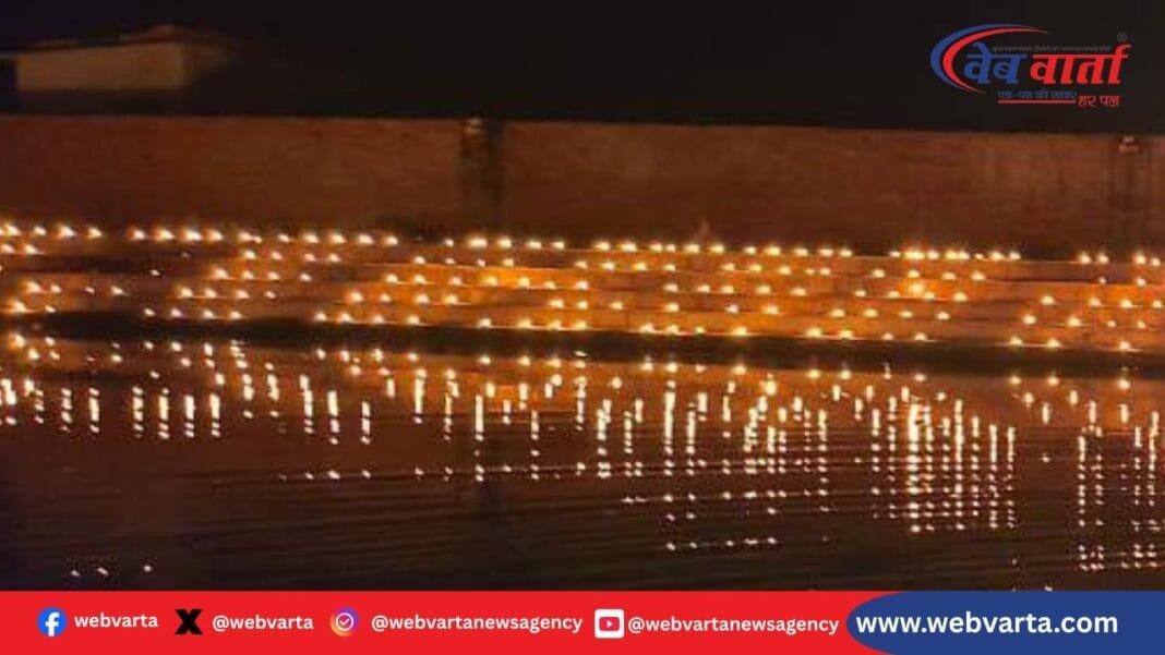 कुशीनगर नारायणी तट दीपोत्सव मां नारायणी सामाजिक कुंभ