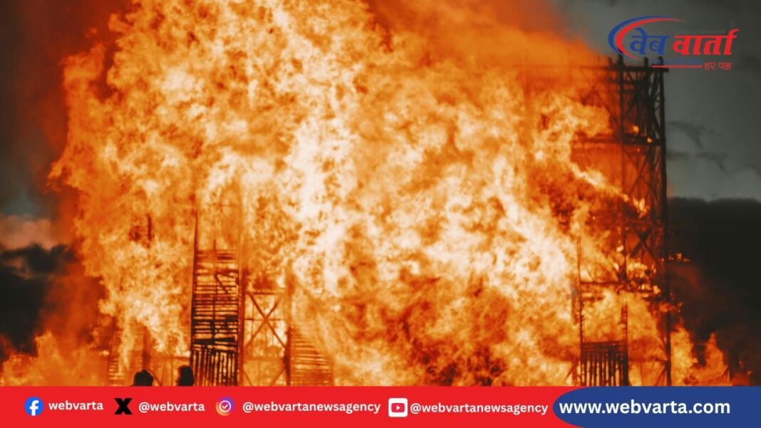 भिवंडी गोदाम आग दमकल बचाव 2025